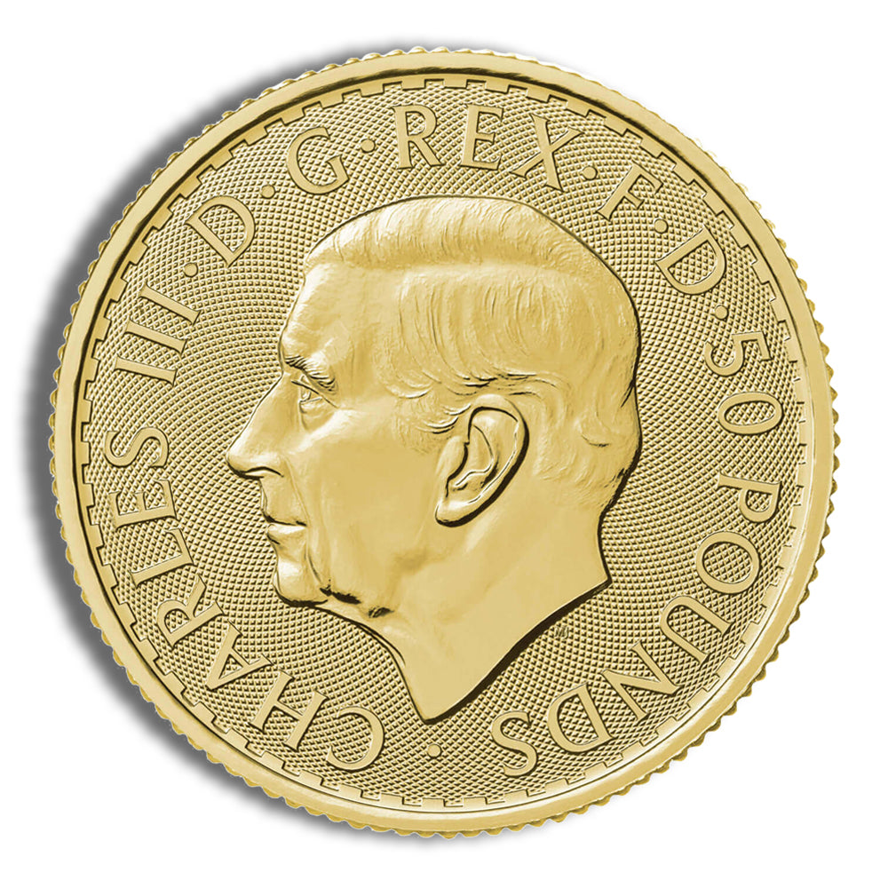 1/2 oz British Gold Britannia Coin - Year Varies