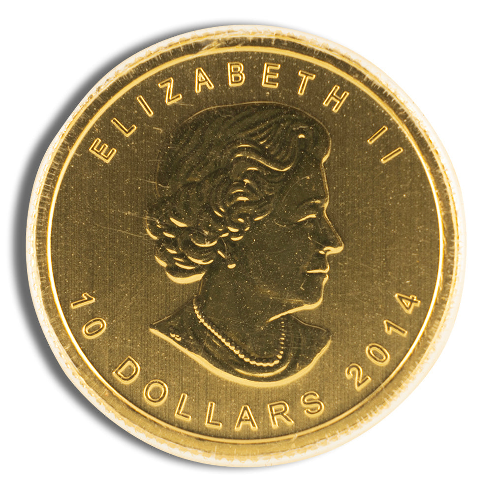 2014 Canada 1/4 oz Gold Arctic Fox Coin