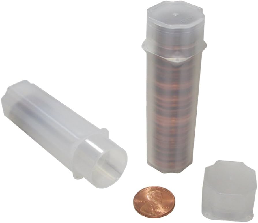 Guardhouse Cent / Penny Coin Storage Tubes - 100 Pack