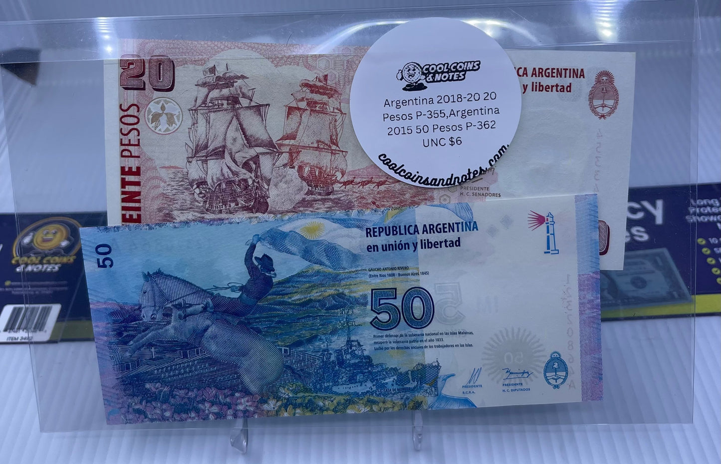 Banknote Currency Seal Sleeves Large European Size Currency Topload Holders Notes Cool Coins & Notes