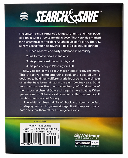 Whitman Search & Save Lincoln Cents Album - Penny Collection Book