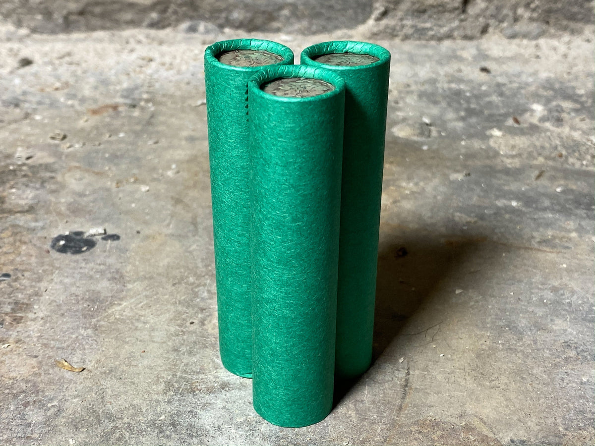 Green Wheat Penny Roll with Silver Mercury Dime Ender