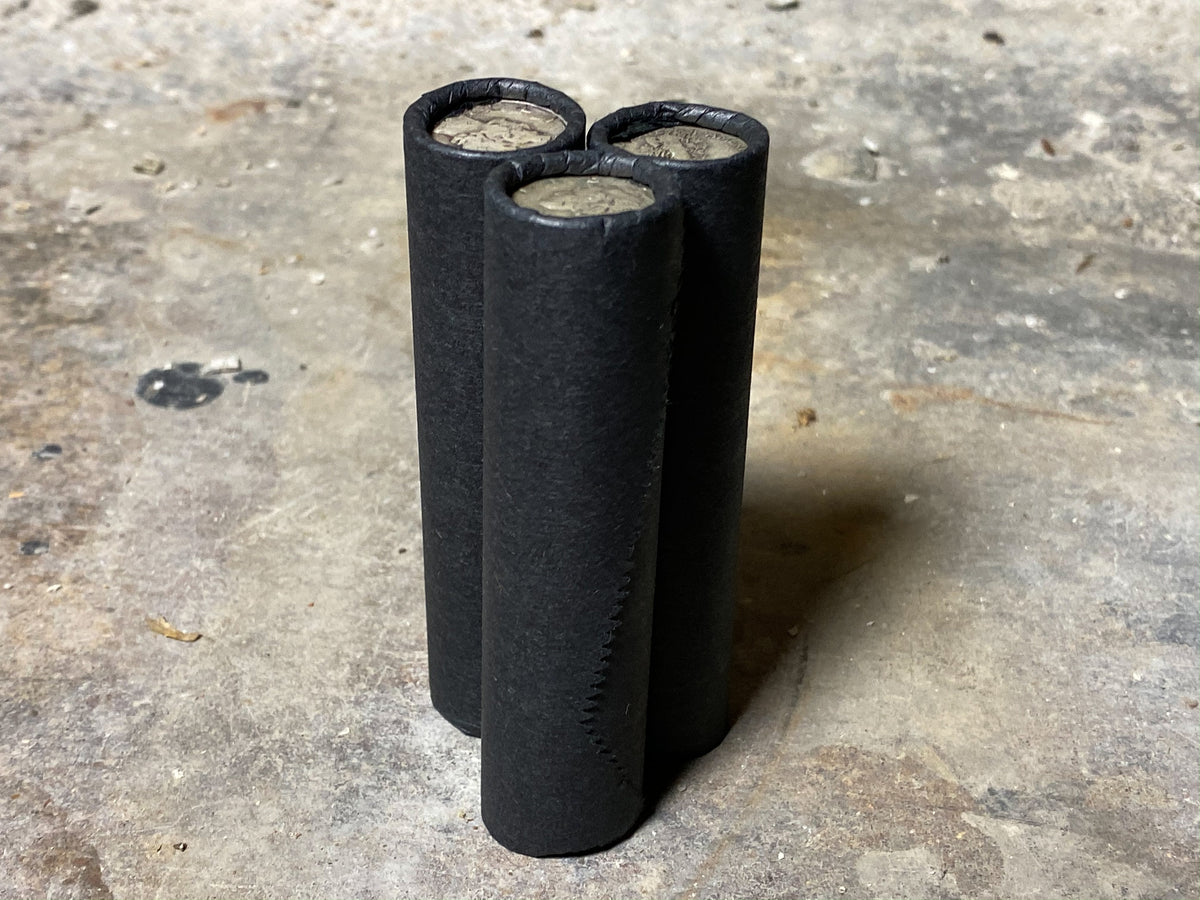 Black Wheat Penny Roll with Silver Mercury Dime Ender