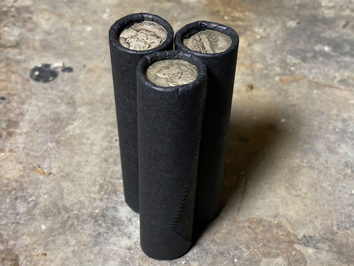 Black Wheat Penny Roll with Silver Mercury Dime Ender