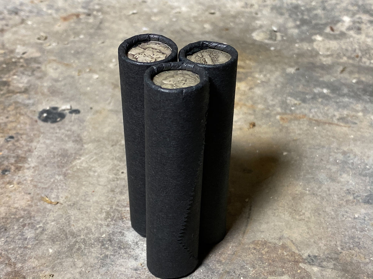 Black Wheat Penny Roll with Silver Mercury Dime Ender
