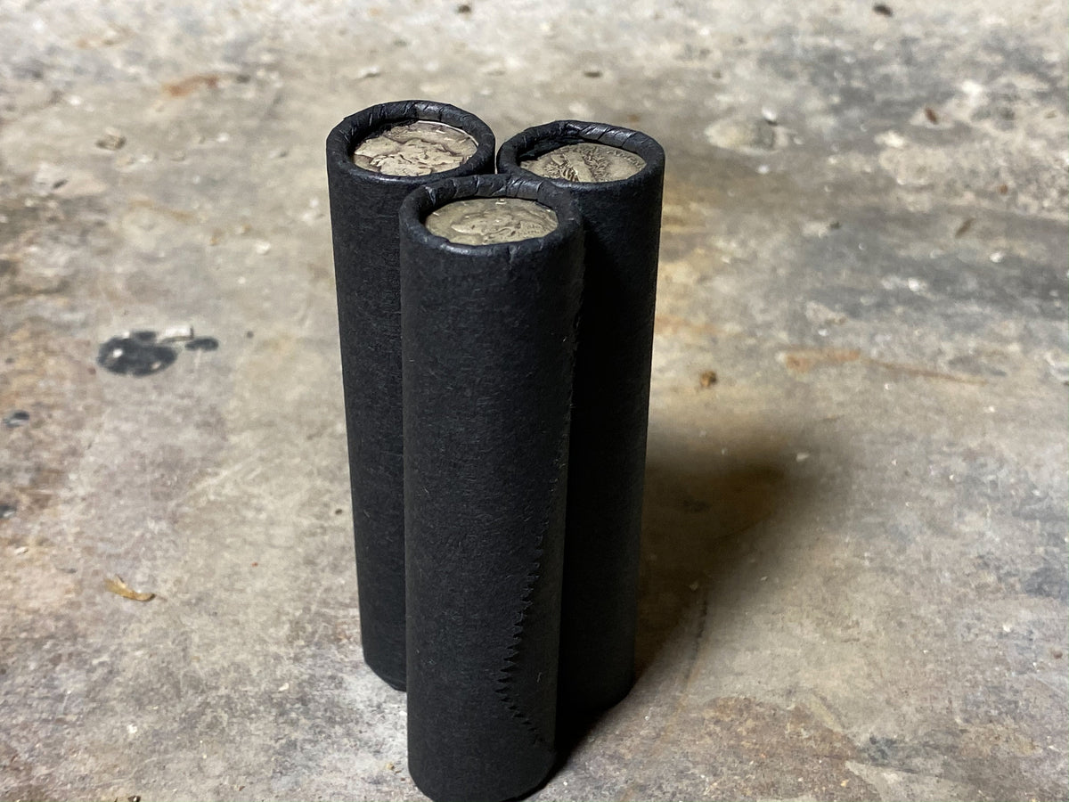 Black Wheat Penny Roll with Silver Mercury Dime Ender