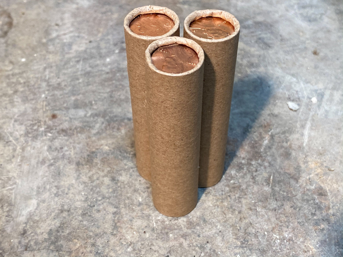 Wheat Penny Roll with BU Ender - 50 Lincoln Wheat Cents
