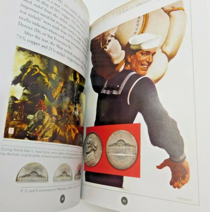 Whitman Search & Save Nickels album with 64 full-color pages and coin album storage