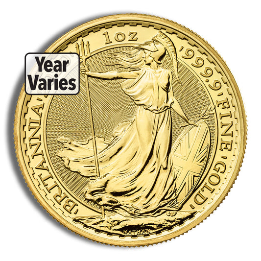 1 oz British Gold Britannia Coin - 2013 to Present