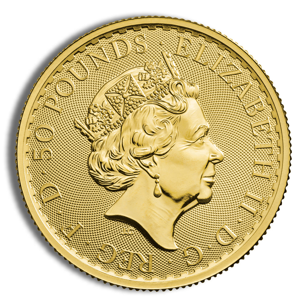 1/2 oz British Gold Britannia Coin - Year Varies