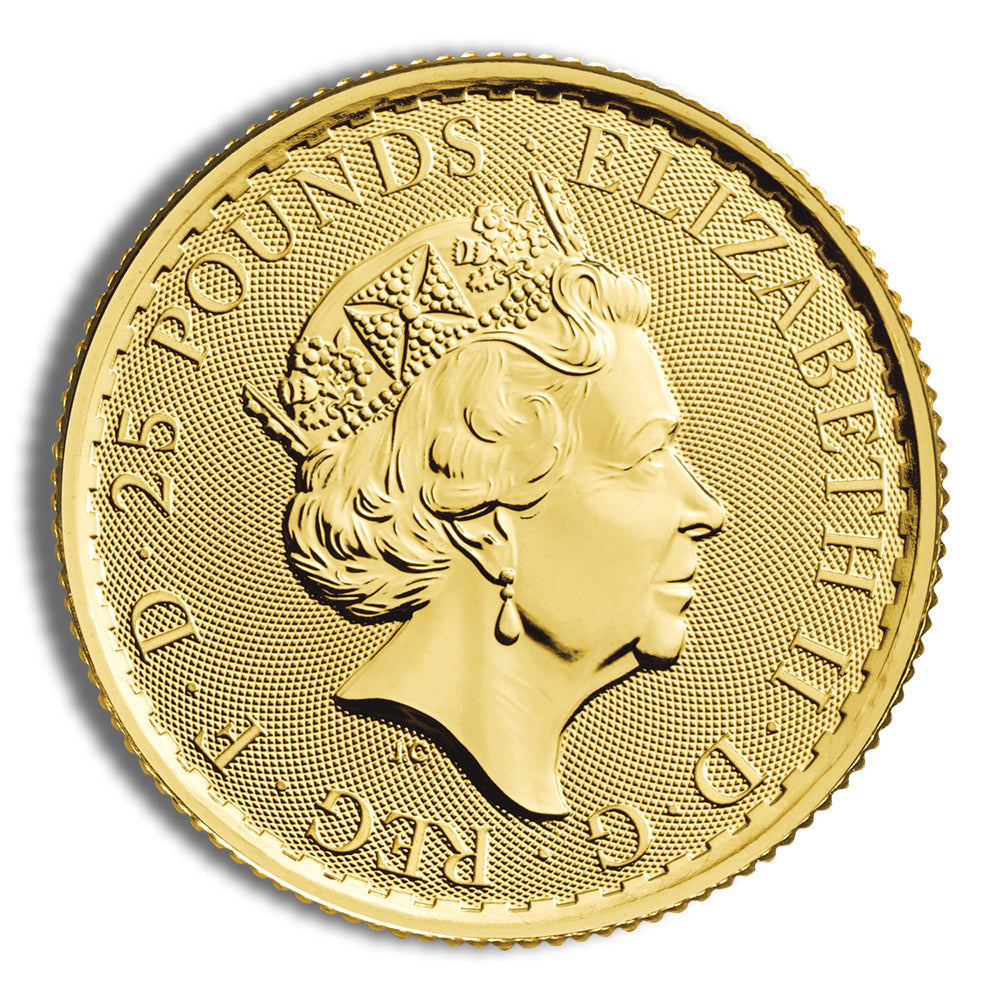 1/4 oz British Gold Britannia Coin - Year Varies